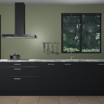 Zwarte keuken Quito 96774