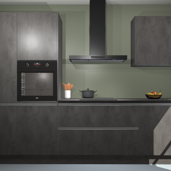 Beton Antraciet greeploze keuken Athene 71151