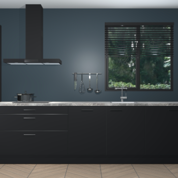 Zwarte keuken Quito 96776