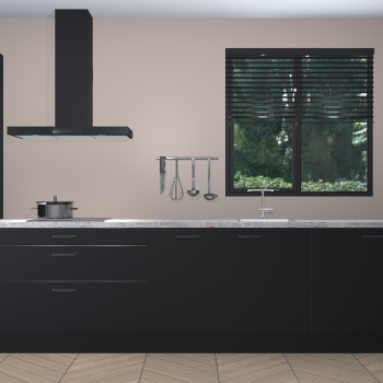 Zwarte keuken Quito 96783