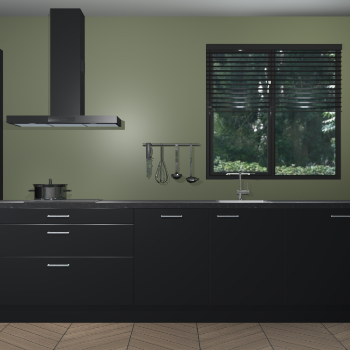 Zwarte keuken Quito 96787