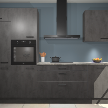 Beton antraciet keuken Athene 71159