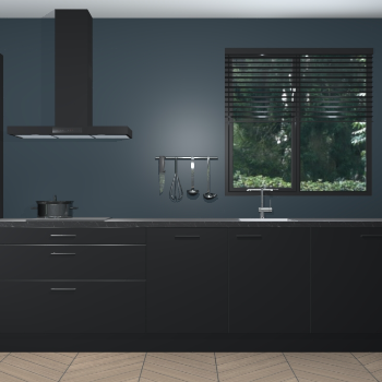 Zwarte keuken Quito 96789