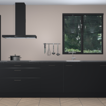 Zwarte keuken Quito 96791