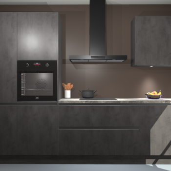 Beton Antraciet greeploze keuken Athene 71161