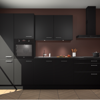 Zwarte keuken Selfoss 96697