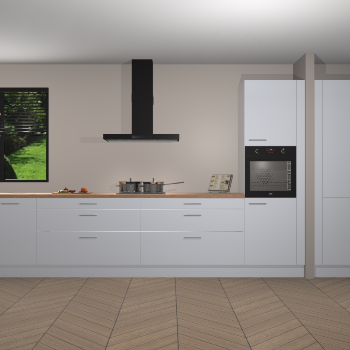 Sneeuwwitte Hoogglans keuken Angola 97037