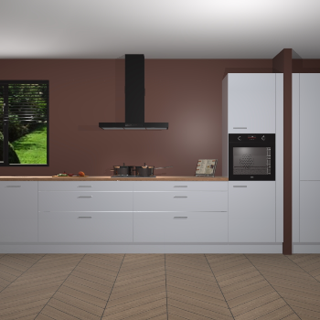 Sneeuwwitte Hoogglans keuken Angola 97038