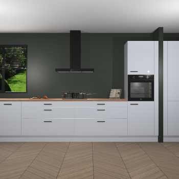 Sneeuwwitte Hoogglans keuken Angola 97041