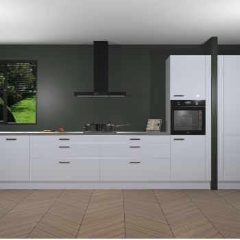 Sneeuwwitte Hoogglans keuken Angola 97049