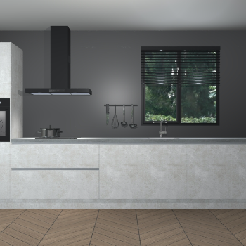 Beton Opaal greeploze keuken Quito 35545