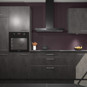 Beton Antraciet keuken Athene 71168
