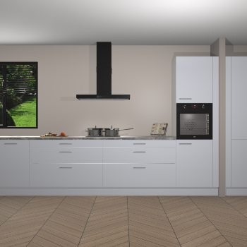 Sneeuwwitte Hoogglans keuken Angola 97057