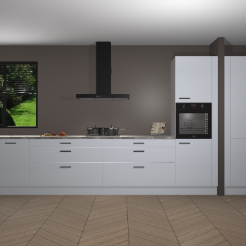 Sneeuwwitte Hoogglans keuken Angola 97060