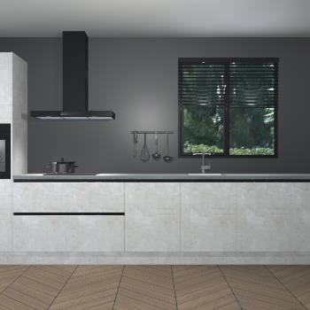 Beton Opaal greeploze keuken Quito 35548