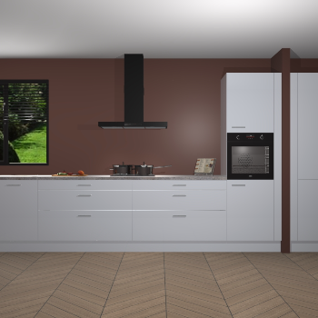 Sneeuwwitte Hoogglans keuken Angola 97064