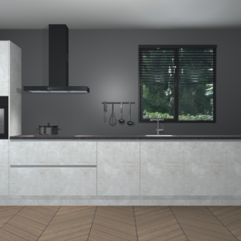 Beton Opaal greeploze keuken Quito 35551