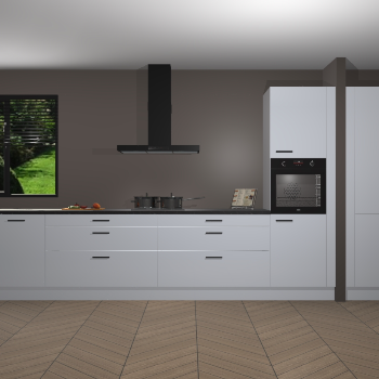 Sneeuwwitte Hoogglans keuken Angola 97072