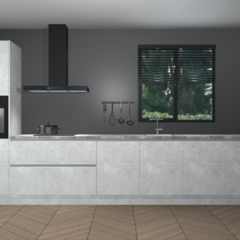 Beton Opaal greeploze keuken Quito 35557