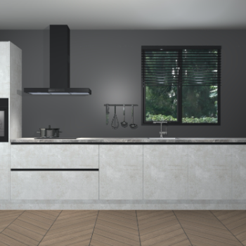 Beton Opaal greeploze keuken Quito 35560