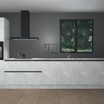 Beton Opaal greeploze keuken Quito 35566