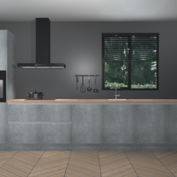 Beton Parelgrijs greeploze keuken Quito 35692