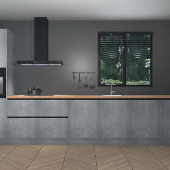 Beton Parelgrijs greeploze keuken Quito 35695