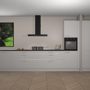 Zijdegrijze Hoogglans keuken Angola 97676