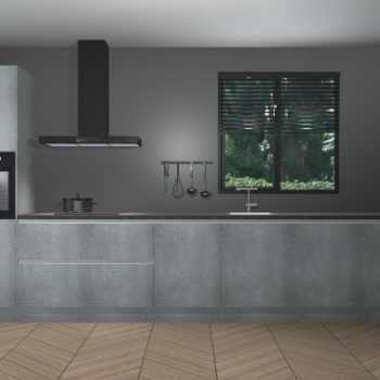 Beton Parelgrijs greeploze keuken Quito 35707