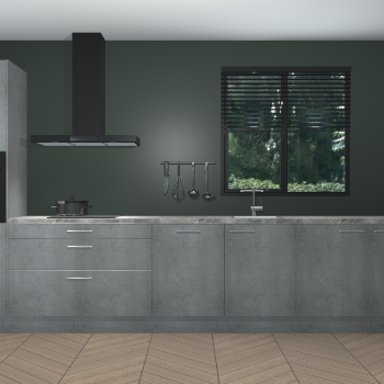 Beton Parelgrijs keuken Quito 35711