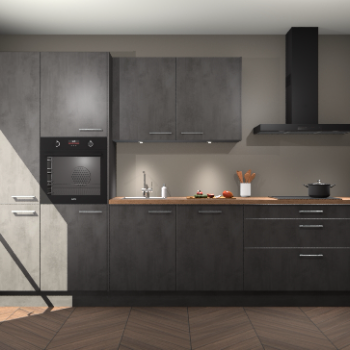 Beton Antraciet keuken Selfoss 97575