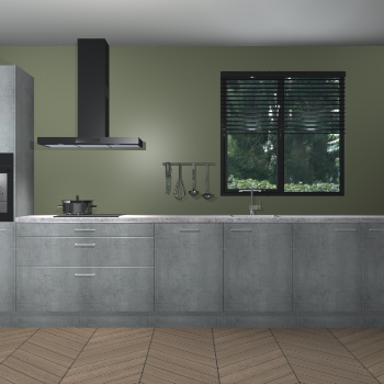 Beton Parelgrijs keuken Quito 35718