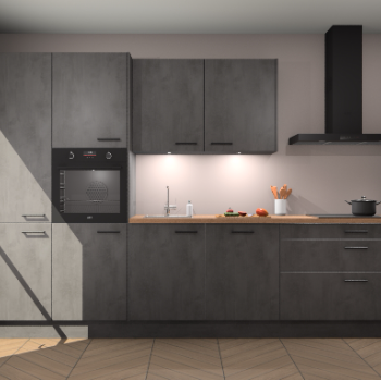 Beton Antraciet keuken Selfoss 97578