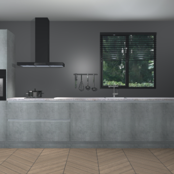 Beton Parelgrijs greeploze keuken Quito 35719