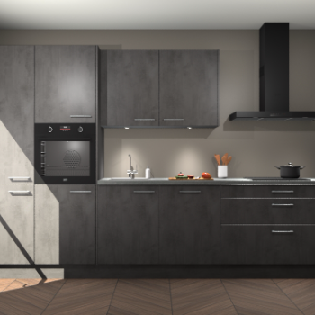 Beton Antraciet keuken Selfoss 98133