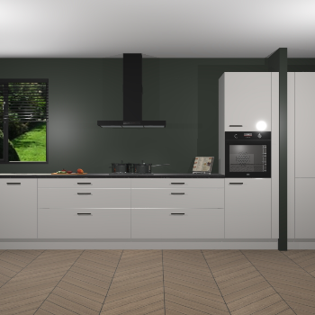 Zijdegrijze Hoogglans keuken Angola 97698