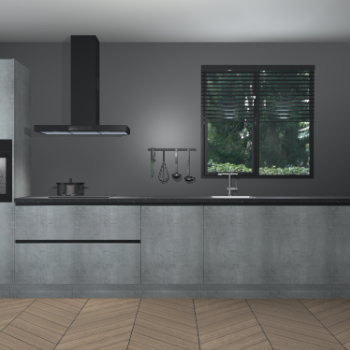 Beton Parelgrijs greeploze keuken Quito 35728