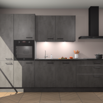 Beton Antraciet keuken Selfoss 98143