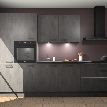 Beton Antraciet keuken Selfoss 98144