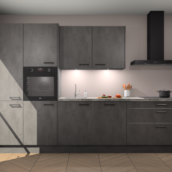 Beton Antraciet keuken Selfoss 98156