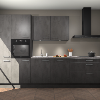 Beton Antraciet keuken Selfoss 98171
