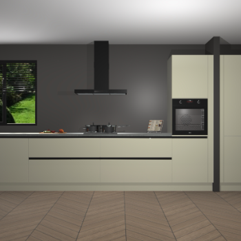 Magnolia Hoogglans greeploze keuken Angola 97712