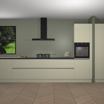 Magnolia Hoogglans greeploze keuken Angola 97715