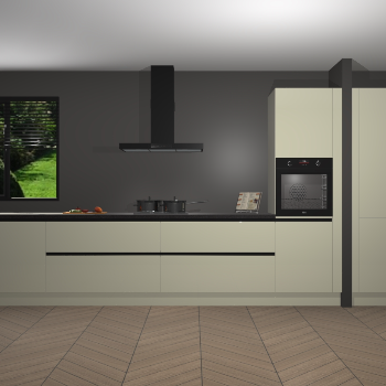 Magnolia Hoogglans greeploze keuken Angola 97718