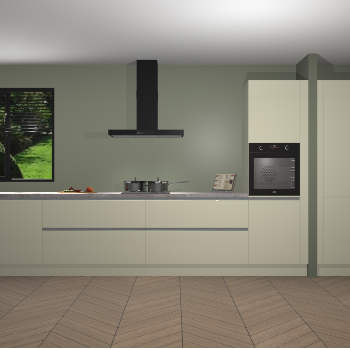 Magnolia Hoogglans greeploze keuken Angola 97727