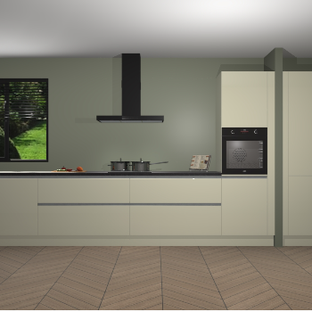 Magnolia Hoogglans greeploze keuken Angola 97733