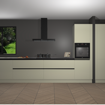 Magnolia Hoogglans greeploze keuken Angola 97736