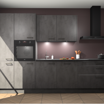 Beton Antraciet keuken Selfoss 98182