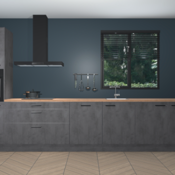 Beton Antraciet keuken Quito 96800