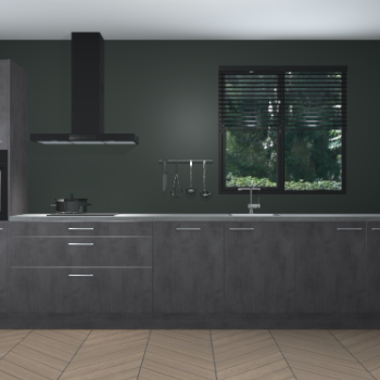 Beton Antraciet keuken Quito 96827